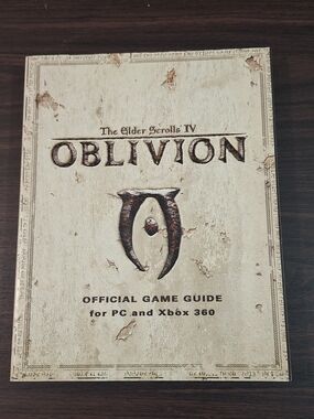 BEST OFFER? Elder Scrolls Oblivion Game Guide NEVER USED 11/10 CONDITION Xbox PC